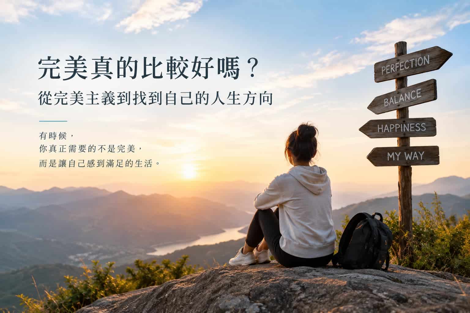 完美主義讓人生卡關？學會放下完美，找到真正想要的人生